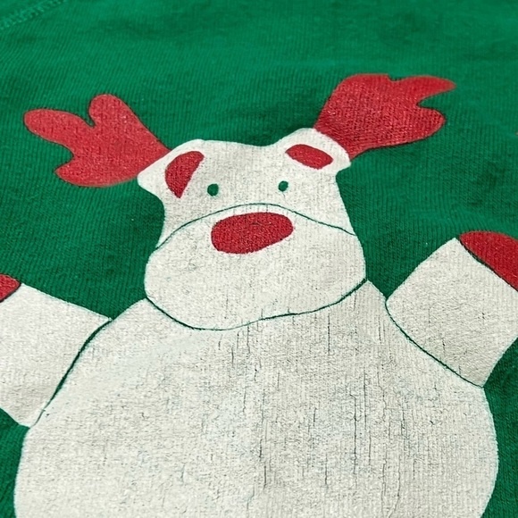 Vintage 1980s Avon Deer Christmas Holiday 80s Pullover Crewneck Sweatshirt - Picture 3 of 5